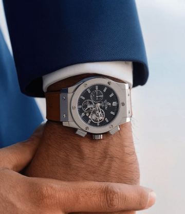 Hublot - Classic Fusion Automatic Skeleton Chronograph Watch (A+) Ⓢ